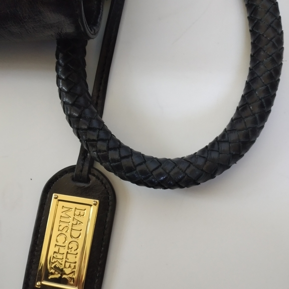 Badgley Mischka Tote black leather - Picture 6 of 7